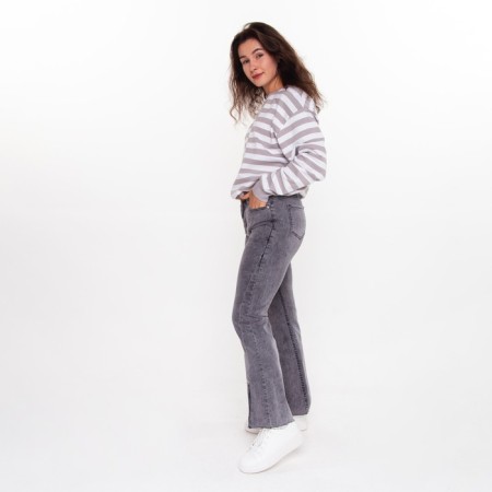 Female jeans, gray color, size 29 (44-46)-2