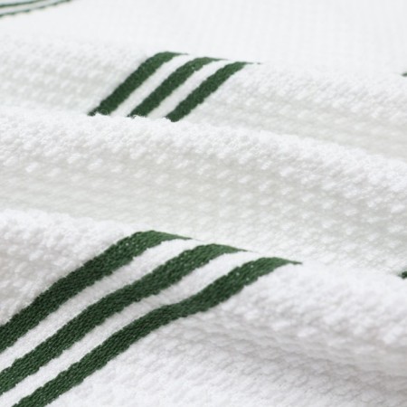 Set of towels Ethel "Green Stripe" 40x71cm - 2 pcs, col. Green, hl. 100%-6