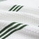 Set of towels Ethel "Green Stripe" 40x71cm - 2 pcs, col. Green, hl. 100%