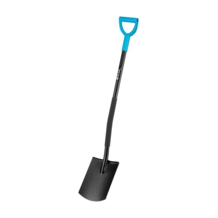 Shovel is universal, rectangular, l = 120 cm, metal stalk, luxe