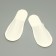 Disposable slippers standard, white, with a closed cape, 42 p.