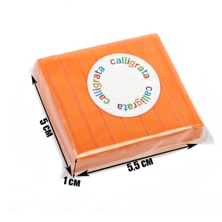 Polymer clay Calligrata 50 g, orange-1