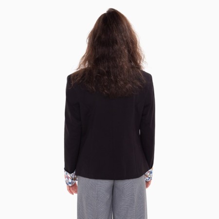 Female jacket, black color, size 42-2