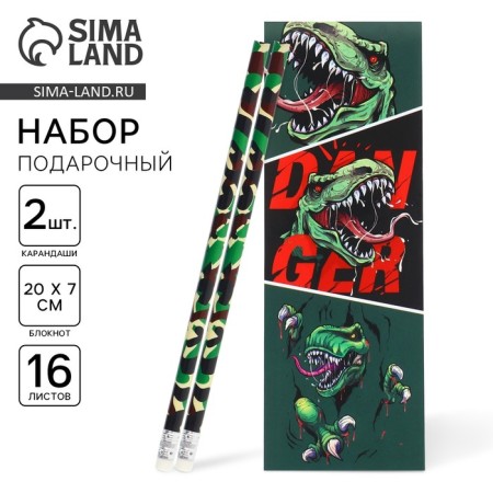 Set 2 pencils and notebook "Cool"