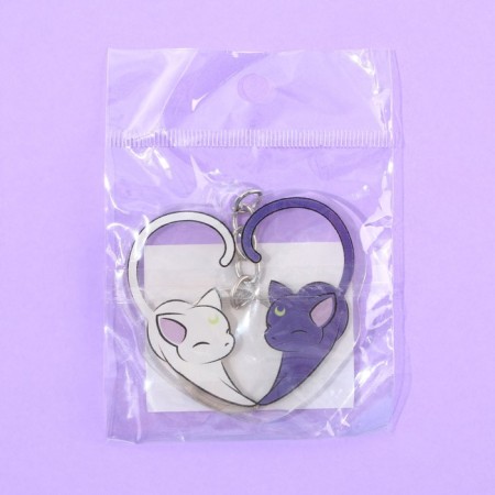 Key keychain children's acrylic "heart", 5.9 x 6.7 cm-5