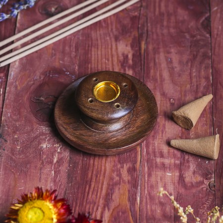 Standing for incense "Mount" 7x7x3.5 cm