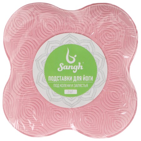 Copping and wrinkled for yoga sangh, 19x19 cm, pink color-6