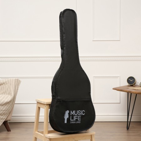 Music Life guitar cover, black, 105 x 41 cm-4
