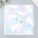 Scrapbooking paper bilateral gold "Triangles" density 180 g 30.5x32 cm