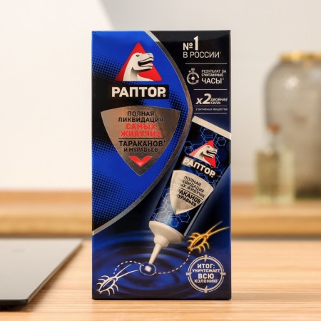 Gel from cockroaches and ants Raptor, remedy, 75 ml-5
