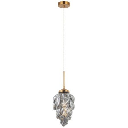 Suspended lamp Cream 1xe27 40W, size 18x18x48-150 cm, bronze color