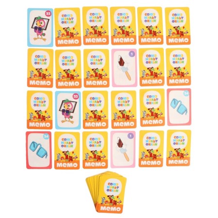 Board game "Memo. Soyuzmultfilm ", 2-6 players, 3+, 50 cards-6