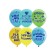 Shar Latex 12 “Praise for boys”, pastel, decorator, 2-sided, set of 5 pcs.