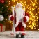 Santa Claus "in a red fur coat, skiing" 29 cm