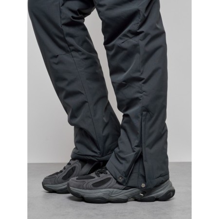 Male winter ski costume, size 54, dark gray color-20