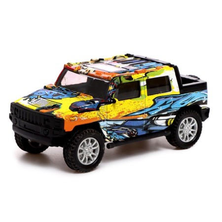 Metal jeep "Graffiti", inertia mix-11