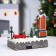 LED figure "Town Hall" 25.5 × 25.5 × 21 cm, polystone, USB, glow of multi
