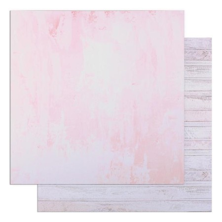 Bilateral photophone "Pink plaster and boards" 45 x 45 cm, binding cardboard, 980 g/m-1