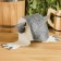 Bath cap with children's applique "cat", felt, economy