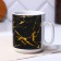Ceramic mug "Real man", 300 ml, black color