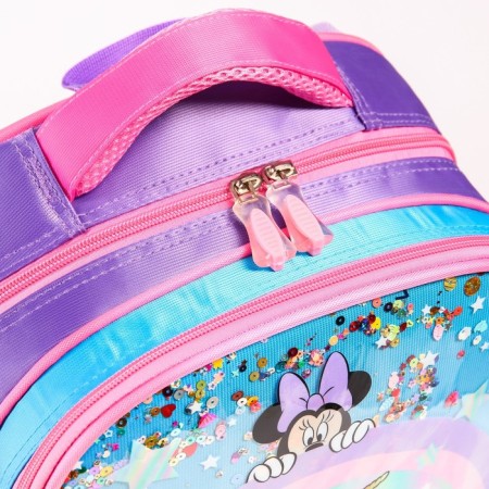 School backpack, 39 cm x 30 cm x 14 cm "mouse", Minnie and unicorn-8