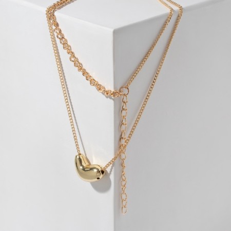 The necklace "stylistics" bait, color gold, 40cm-1