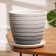 Flower pot "Book" Gray Crocus No. 3, 2.3 liters