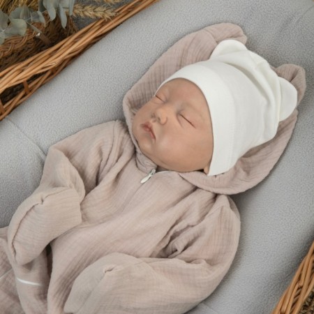Kinderlitto “Muslin” discharge kit, 4 items, height 50-56 cm, beige-gray-gray color-2