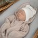 Kinderlitto “Muslin” discharge kit, 4 items, height 50-56 cm, beige-gray-gray color