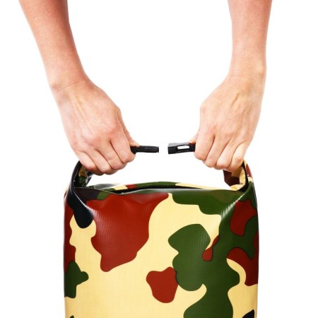 Yugana hairshome, PVC, waterproof 15 liters, one belt, khaki-11