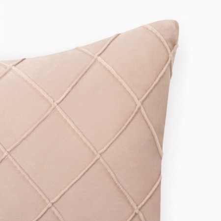 Pillow Ethel "Solo" 30*50 cm, color pink gold, velor-1