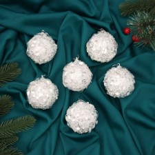 Set of balls plastic D-7 cm, 6 pcs 