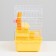 The cage for rodents "Pigzon", 23 x 17 x 26 cm, enamel, yellow