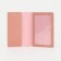 Cover for passport, pink color