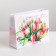 Package Gift Laminated Horizontal, packaging, “Flower tenderness”, MS 18 x 23 x 8 cm