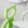 Children's lining - seat on the toilet "cat", green color