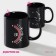 Homeleon mug ceramic fuel level "Fuel level", 350 ml, black color