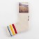 Women's socks from Mongolian wool "Color strips" Color white, size 25 (37-39)