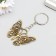 Metal keychain "Butterfly" 3.5x4.2x0.3 cm