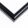 Photo frame Plastic "Mira" 21x29.7 cm, (A4) 641877, black (plastic screen)