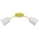 Causte "Online" (Tsil.) 2x15W E27 Model: BR 00280 yellow 50x15x15cm