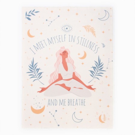 Plaid Ethel "Just Relax", 75x100 cm, 100% polyester, fleece-1