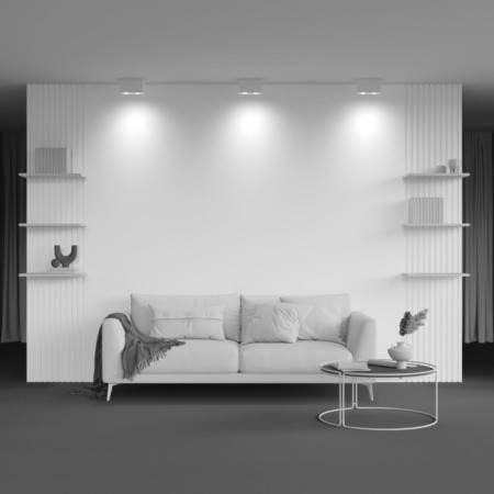Technical C017CL-02W, 2XGU10, 50W, 20x10x1.5 cm lamp, white, white color-4