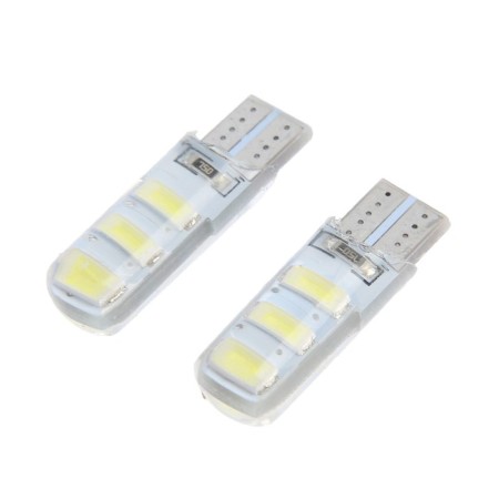 Auto Stuffing LED TORSO, T10 W5W, 12 V, 3 W, 6 SMD-5630, white light, set 2 pcs