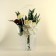 Flower bag is transparent, moisture -resistant, 26x24x12 cm