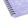 STOCKENOT on spirals A6, 80 sheets, cell, Erichkrause "Lavender", plastic cover silk -screen cover, OFSET BELIST 100%