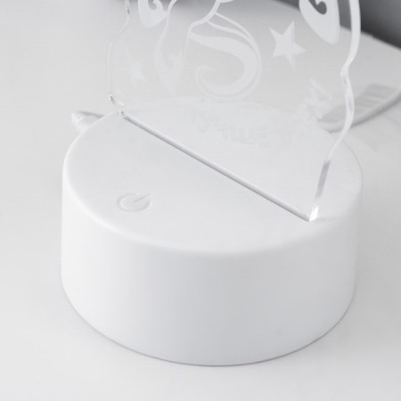 Sensor lamp "Best of all" LED 7 USB flowers/from the batteries white RISALUX-10