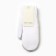 Women's mittens minku, white color, 22 cm