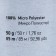 Yarn "Dolce Baby" 100% micropoliester 85m/50 g (741 white)