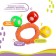 Rattle - bracelet "on the handle", 3 balls, color mix